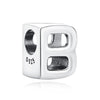 Silver Charms Beads 12 Zodiac A-Z Letters Virgo Aries Fit Bracelets Necklaces Jewelry For Women - Image 11
