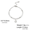 Cazador Four Leaf Clover Bracelet for Women Stainless Steel Lucky Jewelry Double Chain Bracelet on Hand Birthday Gift - Image 9