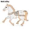 Tang Dynasty Enamel Running Horse With Saddle 4 Colors Brooch Pins Zodiac Animal Badge Jewelry Gift - Image 9