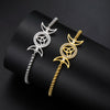 Triple Moon Goddess Bracelet Stainless Steel Celtic Knot Charm Bracelet Adjustable Layered Anklet Wicca Irish Jewelry - Image 3