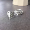 Silver Open Finger Ring Punk Heart Irregular Geometric Stackable For Women Girl Jewelry Gift - Image 40