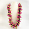School Color Graduation Ribbon Lei Necklace with Kukui Nuts Flower Ribbon Lei Hawaiian Party Ribbon Lei - Image 7