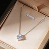Pandent Necklace Silver Plated White Gold Gra Dainty Necklaces for Women - Image 3
