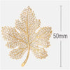Maple Leaf Brooch Temperament Chest Flower Pin Inlaid Zircon Men's And Women's Jewelry Party Gift - Image 6