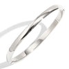 Multi-size Glossy Bulge Oval Shape Bangles Gold Plated Stainless Steel Women Jewelry - Image 8