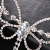 Bling New Luxury Rhinestone Butterfly Waist Chain Charm Crystal Chain Gift Belly Jewelry for Women Sexy Body Bikini Rave