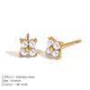 Simple Minimalist Mini Flower Stud Earrings for Women 6MM Stainless Steel Piercing Earring Jewelry - Image 7