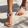 Luxury Leaf Shape Rhinestone Anklet Chain for Woman Jewelry Sexy Sparkling Crystal Hand Accessories Exotic Halloween Costumes