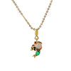Stainless Steel Colorful Zircon Fairy Tale Little Princess Necklace Gold-plated Universal Chain Clavicle Chain Sweet Temperament - Image 12