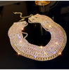 Colorful Crystal Chokers Necklaces for Women Multilayer Gold Color Chain Rhinestone Necklaces Statements Jewelry - Image 1