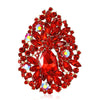 Crystal Flower Brooches for Women Unisex Water Drops Pins Friends Party Gifts Banquet Jewellery Accessories - Image 6