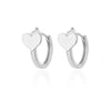 Hollow Heart Earrings for Women Stainless Steel Dangle Drop Earrings Cubic Zirconia Wedding Couple Ear Jewelry - Image 8