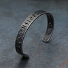 Nordic Vintage Hollow Viking Runes Bracelets For Men Women Stainless Steel Vikings Letter Amulet Cuff Bangles Jewelry - Image 1