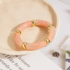 Multicolor Plastic Bamboo-Style Stretch Bangle - Image 17
