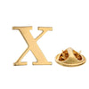 Quality Brass Initial A to Z 26 Letters Pin English Symbol Design Men's Suit Collar Lapel Brooch Pin - Image 7
