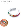 1PC Plated Gold Ear Cuff Earrings Ear Clip for Women Purple/Green/Turquoise No Pierced Earrings Jewel - Image 27
