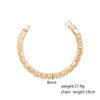 XP Jewelry (20 cm x 10 mm) Zircon Double Heart Knot Bracelet For Women Jewelry Gold Plated Eco Friendly - Image 21
