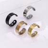 Calmi Ring, Anti Snoring Ring, Titanium Steel Rings with Ultra Strength Magnets, Jewelry Gifts for Reduction - Image 1