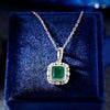 Geometric Cubic Zirconia Pendant Necklace for Women Temperament Female Wedding Neck Accessory Party Jewelry - Image 12