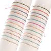 12-Piece Multicolor Resin Bead Bracelet Set with Adjustable Rope Design - Image 1