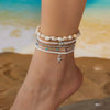 Bohemia Shell Anklet For Women Colorful Rice Beads Handmade Braided Rope Bracelet On Leg Beach Barefoot Sandal Leg Chain Jewelry - Image 16