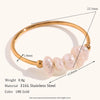 La. Muses Elegant Small Freshwater Pearl Stainless Steel Finger Rings Women Daily Jewelry And Accessories - Image 7