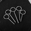5/10/lots ring Ear Cuff Stainless Steel Ear Clip Earrings Fake Cartilage Piercing Women Nose Rings Helix Cartilage Hoop Segment - Image 5