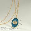 Bohemian Enamel Moon Star Necklace For Women Cute Shell Heart Collars Stainless Steel Long Chain Choker Summer Beach Jewelry - Image 23
