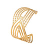 Hollow Geometry Opening Cuff Bangles for Women Gold-plated Stainless Steel Adjustable Bracelets Charm Girl Wrist Jewelry - Image 5