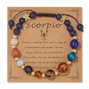12 Zodiac Signs Stone Bracelet Taurus Cancer Virgo Pisces Charm Bracelets for Women Men Couples Friendship Jewelry Gift - Image 11