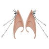 1pair Cute Latex Elf Ears with Earring Non-pierced False Ears Cross Women Earrings Ear Cuff Jewelry Role Play - Image 12