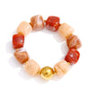 Acrylic Square Beads Chain Necklace Bracelet Bangle Stainless Steel Handmade Jewelry Green Khaki Pink Amber - Image 11