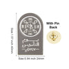 Saudi Arabia Flag Badge Flag Laple Pin Badges Flag Brooch - Image 11
