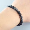 Classic Black Labradorite Volcanic Stone Beads Bracelet Women Men Spiritual Protection and Energetic Banlance Jewelry - Image 6