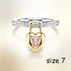 Heart Lock Key CZ Jewelry Set Women Melting Heart Pendant Necklace Imitation Pearl Bracelet Earrings Valentine Love Gift - Image 10