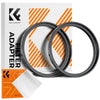 Step Up Ring Aviation-grade Aluminum Filter Adapter Ring 2-pack Cleaning Cloth Lens Ring for ND Cpl UV Lenses Filter - Image 17