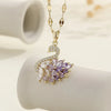 A Swan Necklace Pendant Made Of Copper And Inlaid With Zircon Series, A Sweet And Romantic Holiday Gift For Women - Image 10