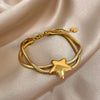 Five-Point Star Jewelry in Necklace and Bangle Styles - Image 2