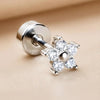 1PC 20G Dainty Tiny CZ Flower Studs Earrings for Women Flat Back Cartilage Earrings Tragus Conch EarLobe Piercing Jewelry - Image 14