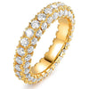 Promise Wedding Ring for Women Micro Paved Cubic Zirconia Simple Versatile Engagement Proposal Ring Party Jewelry - Image 2