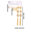 316L Stainless Steel 6 Pieces Imitation Pearls Flower Heart Star Tassels Earrings For Women French Jewelry - Image 10