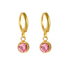 12 Month Birthstone Earrings Stainless Steel Gold Color Crystal Drop Earring for Women Jewelry Birthday Gifts - Image 16