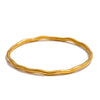 60mm Minimalist Stainless Steel Hammered Bracelet Bangle for Women Distinctive Jewelry - Image 7