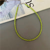 Tiny Colorful Seed Bead Choker Necklace - Image 24