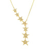 Women Stars Pendant Necklace Aesthetic Accessories for Party Anniversary Sweet Inlaid Shiny CZ Fancy Versatile Jewelry - Image 1