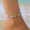 Colorful Starfish Pendant Rice Beads Beaded Anklet for Women Summer Multi-layer Bracelet Anklet Bohemian Leg Jewelry - Image 10