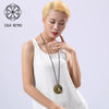 Long Chain Geometric Pendant Wooden Necklaces Pendants Sweater Necklaces Handmade Jewelry Gifts For Women - Image 23