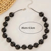 Colorful Resin Bead Choker Necklace with Large Round Beads - Image 11