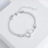 Heart Link Chain Anklets Silver Color Rhinestone Anklet for Women Girls Timeless Accessory for Every Occasion - Image 5