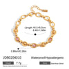 Color Shiny Cubic Zirconia Chain Bracelet Bangle Stainless Steel Women Wrist Jewelry - Image 12
